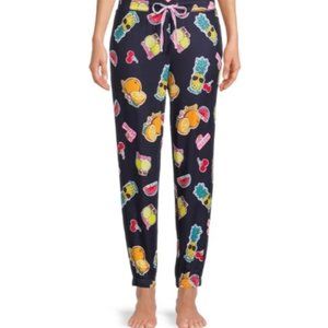 Briefly Stated Women’s Yummy Fruit Sleep Joggers Pajama Lounge Pants Large NWT
